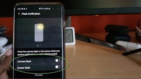 How to Enable Flash Notifications Galaxy S10 and S10 Plus (Android 10)