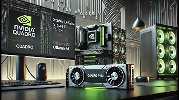 Nvidia Quadro P4000 GPU AI Benchmark. Ollama, stabiele diffusie.