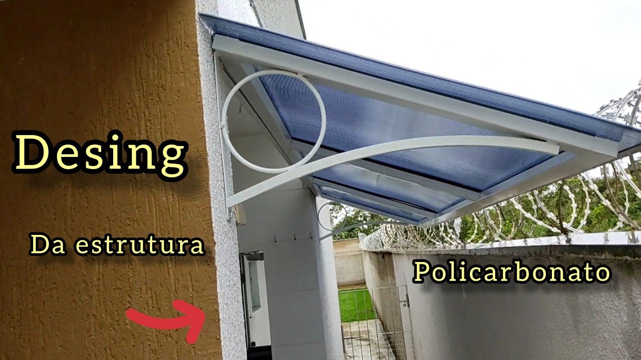 instalação toldo policarbonato