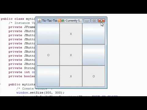 Java Programming 28 Tic-Tac-Toe Part 2 - YouTube