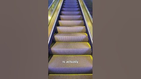 Why Escalator Steps Have Grooves 😯 (important)