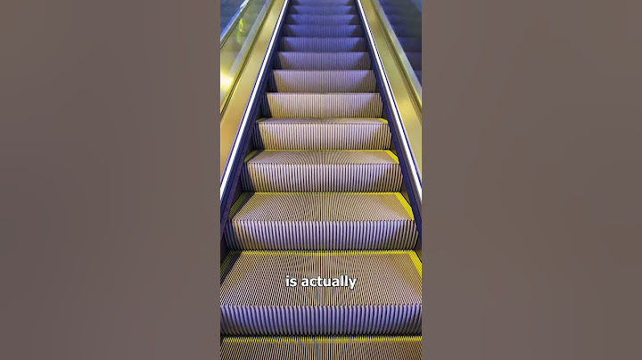 Why Escalator Steps Have Grooves 😯 (important)