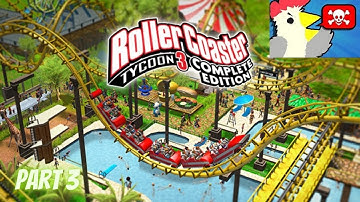 Roller Coaster Tycoon 3 Complete Edition Part 3 "Building The Shopping Mall Walls"