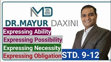 Function : Expressing Ability, Possibility, Necessity, Obligation || Most Imp. for Std. 9 - 12 ||