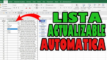 Actualizar lista desplegable automáticamente en Excel (CURSO EXCEL)