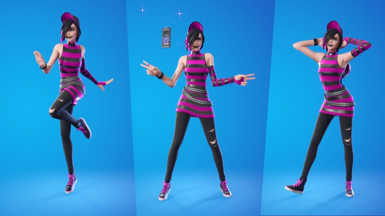 Jett Skin Showcase With Emotes and Dances | Fortnite Battle Royale