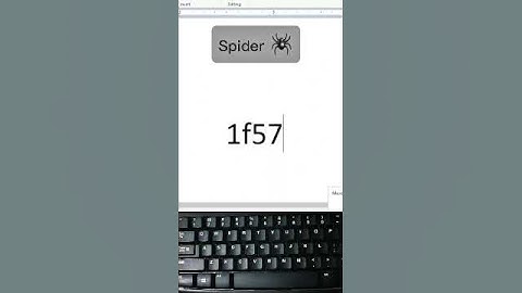 How to Make SPider in MS Word#computer #tricks #windows #asmr #viral