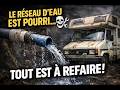 💧 CATASTROPHE TOTALE ! Le réseau d’eau de mon camping-car J5 est BON POUR LA CASSE… 😱🚐