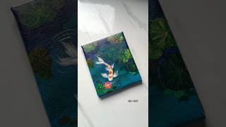 Koi fish painting ❤️#painting #art #artshorts #acrylicpainting