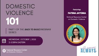 Domestic Violence 101 (English)
