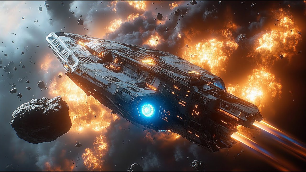 Sie verwüsteten die Galaxis — bis ein gewaltiges menschliches Kriegsschiff auf dem Radar erschien!