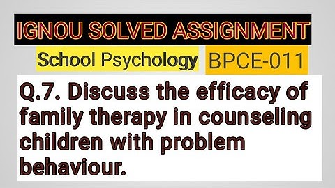 IGNOU SOLVED ASSIGNMENT BPCE-011 Q.7