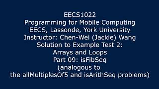 Solution Example Test 2 - Part 09