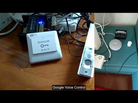 Tuya WiFi exit button support voice control via Google and Alexa