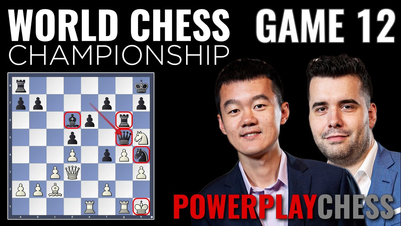 Ding Liren vs Nepomniachtchi, FIDE World Championship 2023