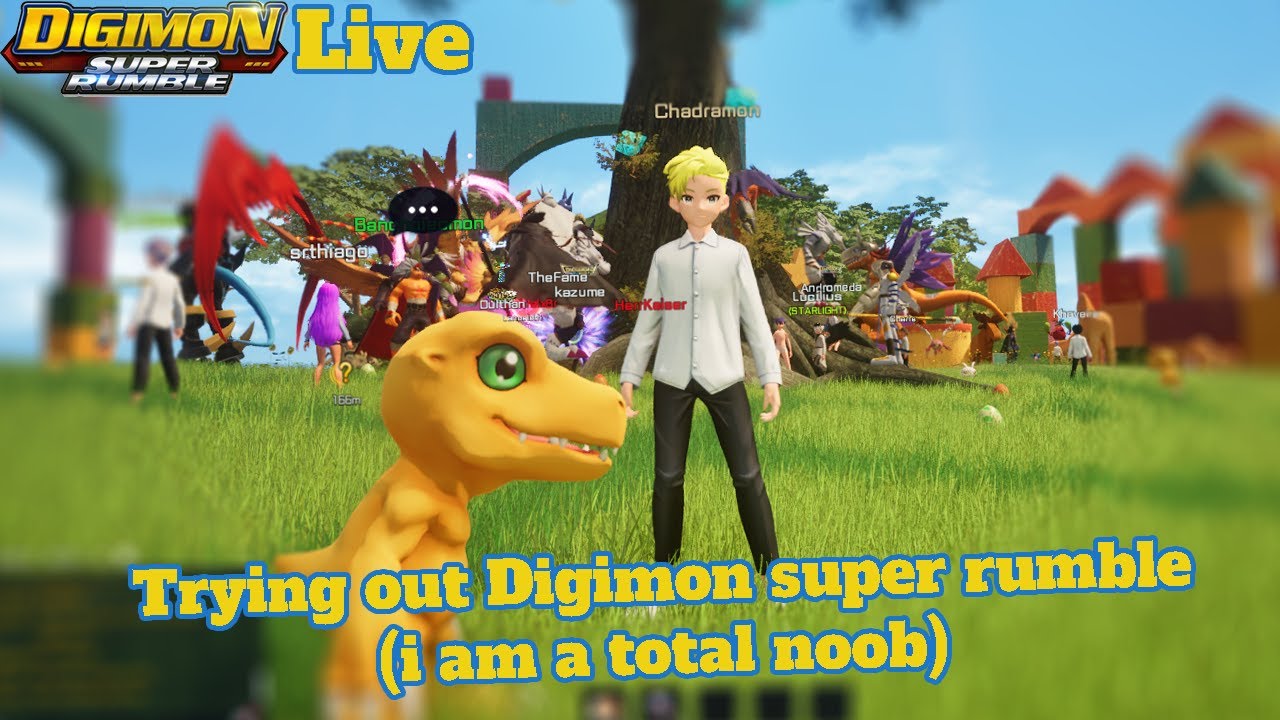 [Live] Digimon Super Rumble : first time playing it in english! - YouTube