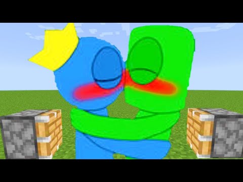 blue x green in a nutshell.., Rainbow friends