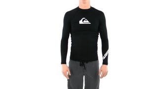 Quiksilver Men's All Time L/S Fitted Rashguard