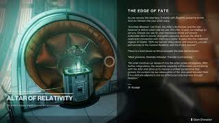 Destiny 2: The Edge of Fate Step 7 - Access the Altar of Relativity