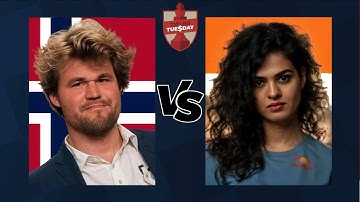 Magnus Carlsen vs Tania Sachdev | Titled Tuesday Early | chesscom