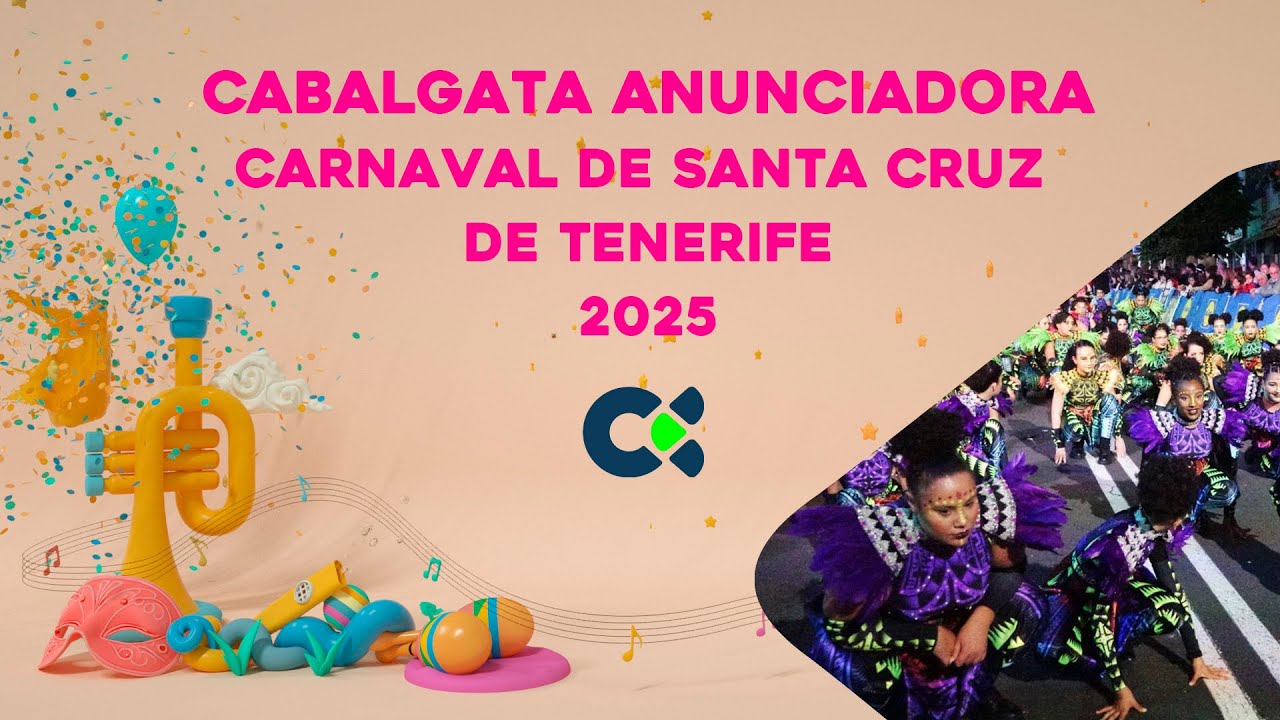 Cabalgata anunciadora del Carnaval de S/C de Tenerife 2025
