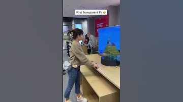 Xiaomi First Transparent OLED TV #transparentleddisplay #xiaomi