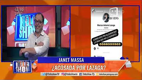 Janet Massa Acosada por Lazaga? #TeleShow