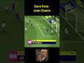 Absolute stunning save from Joan Gracia #pes #mobilegaming #football #efootball #gaming