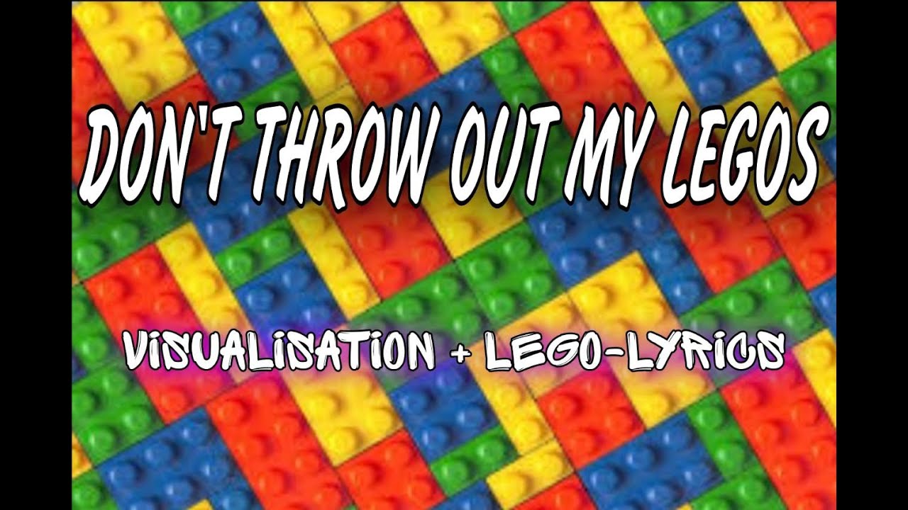 AJR`s Don`t Throw Out My Legos Visualisated + LegoLyrics