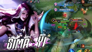 Sima Yi  Mid Lane PRO gameplay, Honor of Kings Global #王者荣耀