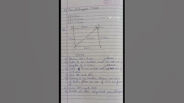 Ch-4 (Practical geometry) Solution Ex-4•1 Maths Class-8th (NCERT)