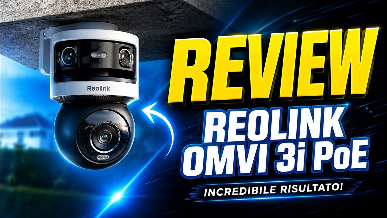 Reolink OMVI 3i PoE Review | 4K Triple-Lens Security Camera with AI Tracking