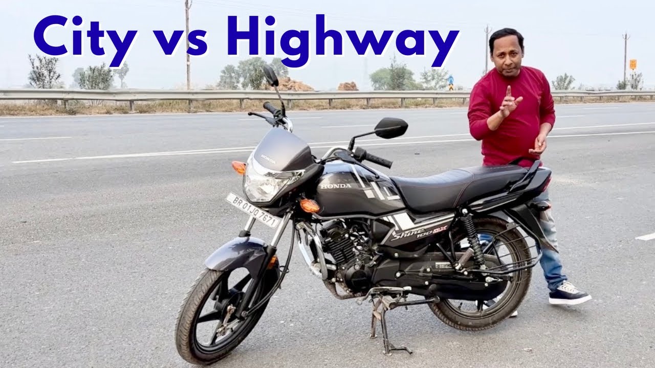 Honda Shine 100 DX City and Highway Test | Real Mileage & Comfort