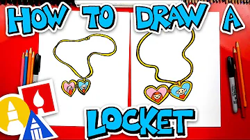 How To Draw A Locket Necklace