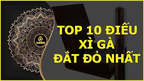 Top 10 điếu x.ì g.à đắt đỏ nhất | Ambe.vn
