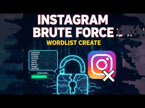 Generate Target based wordlist in 2 min | Instagram brute force wordlist | Instagram hacking