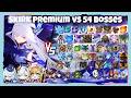 C0R2 Skirk Premium vs 54 Bosses (WL 9) Without Food Buff | Genshin Impact