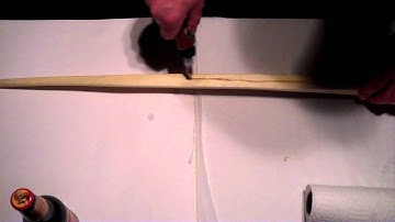 How To Back A Bow With Snake Skins, Part 1