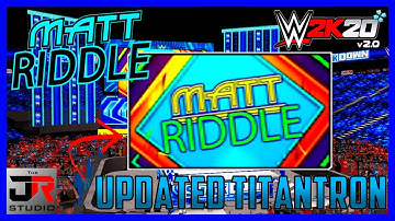 Matt Riddle WWE 2K20 Updated Titantron (Entrance Video) | WWE 2K20 GamerNafZ Mods | The JR Studio