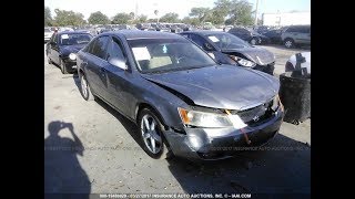 2007 HYUNDAI SONATA, 804907,SONATA,2 4,GLS,6 06