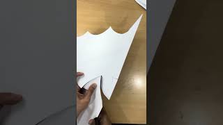 🦇 Easy DIY Bat Chart for Kids | Fun Halloween Wall Hanging Craft | Easy School Project Idea #shorts