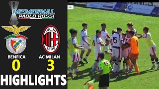 Benfica vs AC Milan Highlights | U14 Paolo Rossi Memorial Cup 2025 Semi Final