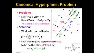 Week 11b: Large Scale Machine Learning - Part 4: Margin in Support Vector Machines