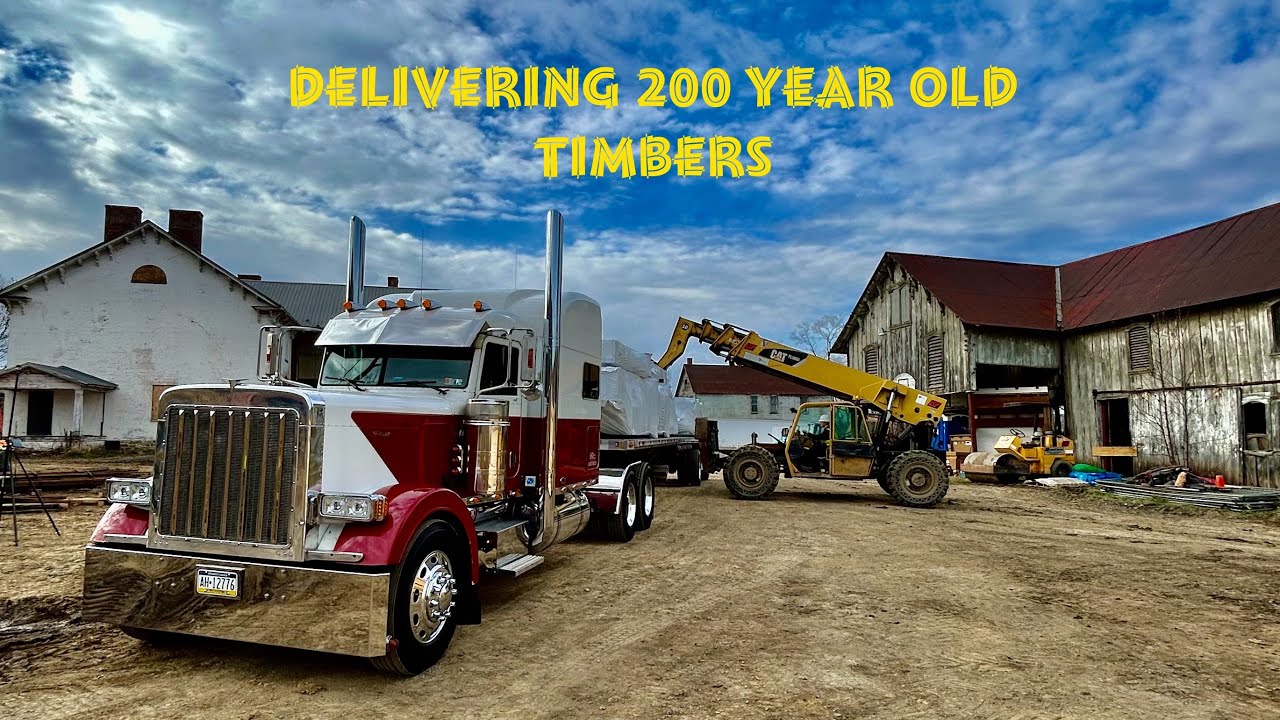 Доставка 200-летних пиломатериалов 🇺🇸 #грузоперевозки #peterbilt