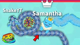 Snake.Io 🐍 Pro Giant Snake Died Like A Noob! Best Snake.Io Gameplay