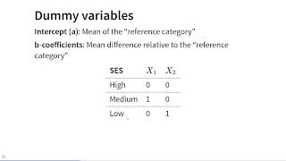 GLM IV: Categorical predictors or ANOVA