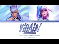 Villain K DA Ft Madison Beer And Kim Petras Color Coded Lyrics 