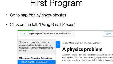 Numerical Calculations for Physics Workshop: Part 1