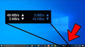 How to Show Download and Upload Speed on your Taskbar