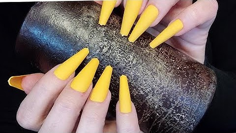 ASMR Fast Textured Candle Scratching and Tapping | Long Nails | No Talking